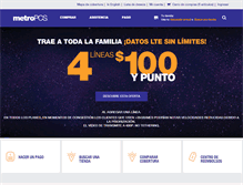 Tablet Screenshot of hola.metropcs.com